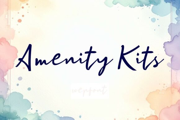 Amenity Kits: A Sophisticated Script Font for Campaigns