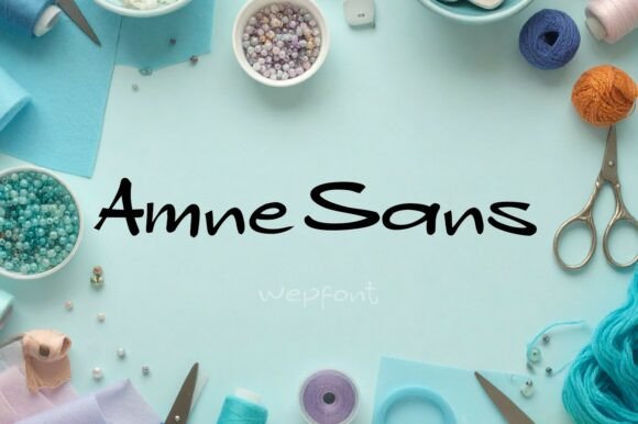 Amne Sans: A Creative Display Font for Campaigns
