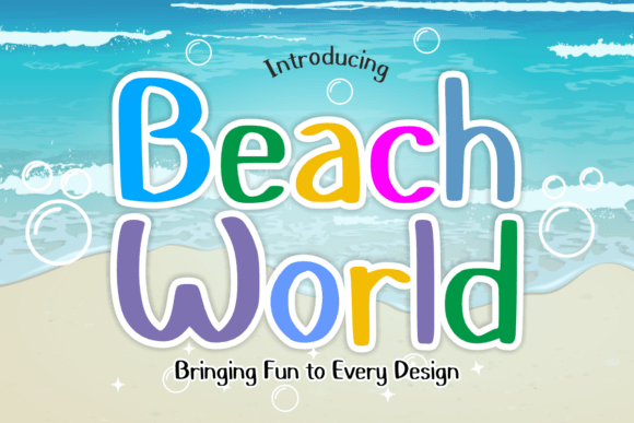 Beach World: A Tropical Script Font for Branding