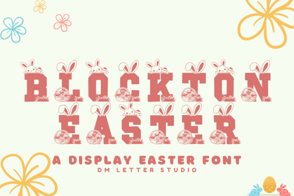 Blockton Easter: A Bold Display Font for Festive Branding