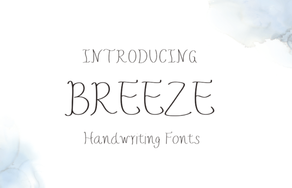 Breeze: A Whimsical Handwritten Font for Makers