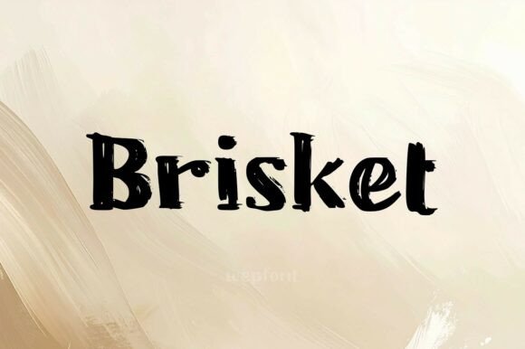 Brisket: A Vibrant Script Font for Editorial Design
