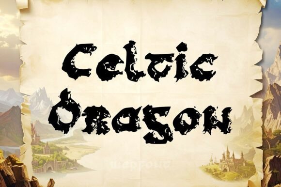 Celtic Dragon: A Mythical Script Font for Marketers