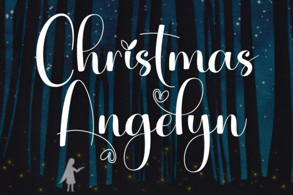 Christmas Angelyn: A Modern Script Font for Your Brand