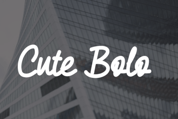 Cute Bolo: The Modern Typeface for Campaigns