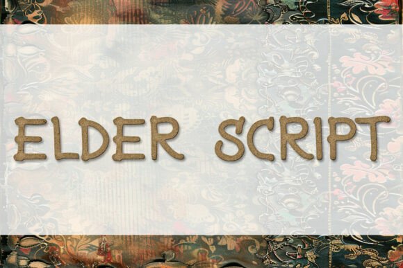 Elder Script: A Rustic Display Font for Crafters