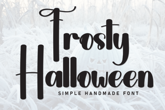 Frosty Halloween: A Charming Script Font for Editors