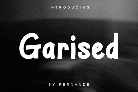 Garised: A Bold Display Font for Your Brand