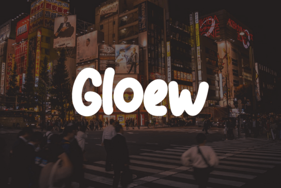 Gloew: A Modern Typeface for Digital Design
