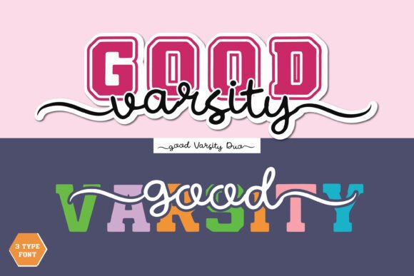 Good Varsity Duo: A Modern Twist on Collegiate Type