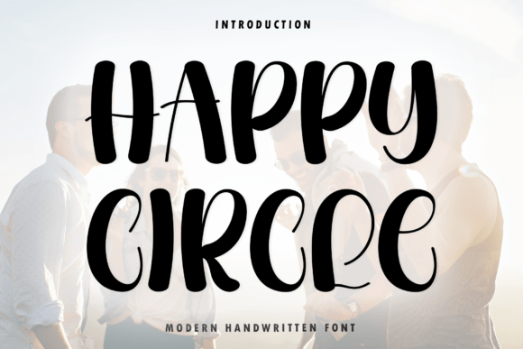 Happy Circle: A Modern Script Font for Web Design