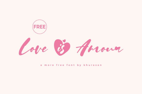 Love is Amour: A Romantic Script Font for Editors
