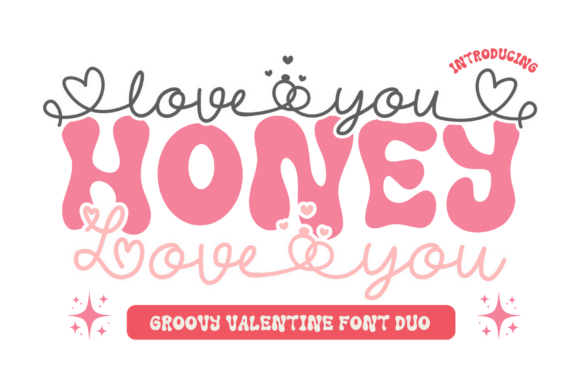 Love You Honey: A Groovy Display Font for Campaigns