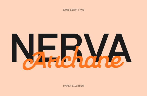 Nerva Archane Duo: A Premium Display Font for Makers