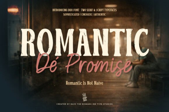 Romantic Dé Promise Duo: A Premium Font for Web Design