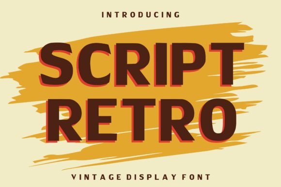 Script Retro: A Vintage Display Font for Your Brand