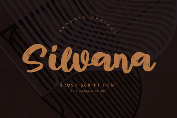 Silvana: A Natural Brush Script Font for Branding