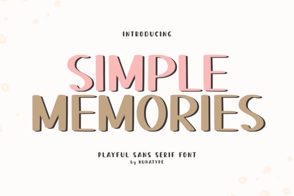 Simple Memories: A Warm Handwritten Font for Web Design