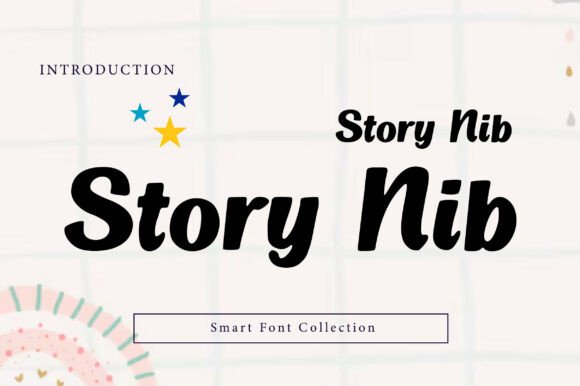 Story Nib: A Bold Script Font for Brand Stories