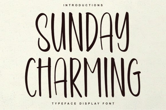 Sunday Charming: A Bold Script Font for Web Design