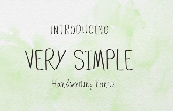 Very Simple: A Friendly Handwritten Font for Web Design