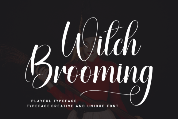 Witch Brooming: A Sweet Script Font for Crafters